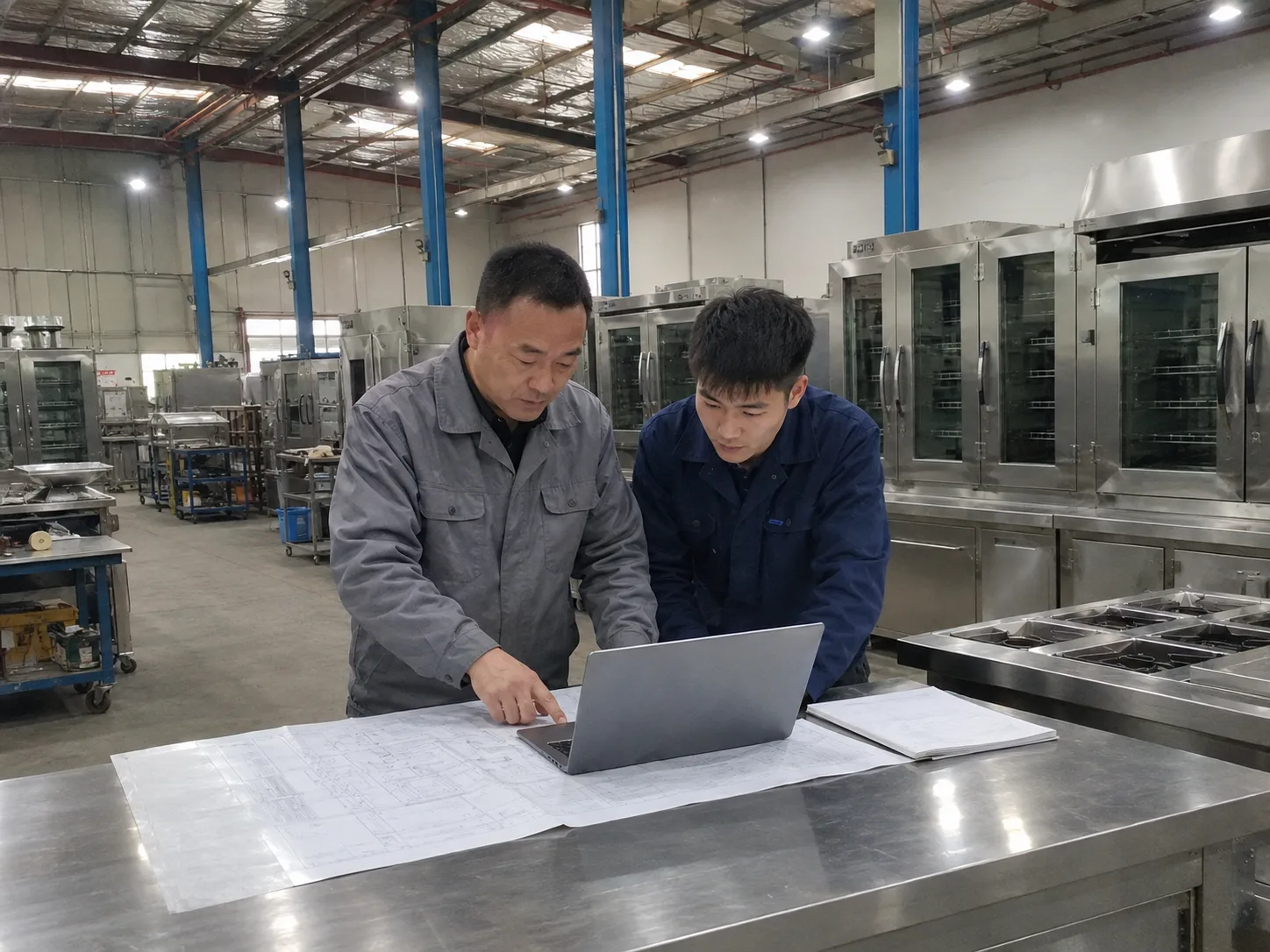 Commercial kitchen equipment service and support