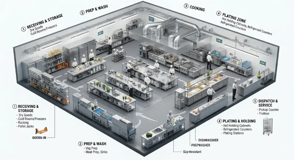 How To Plan A Central Kitchen image 1