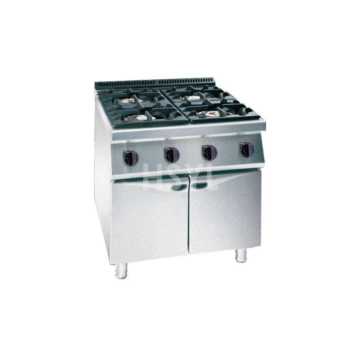 Four-Burner Gas Open-Top Range with Oven