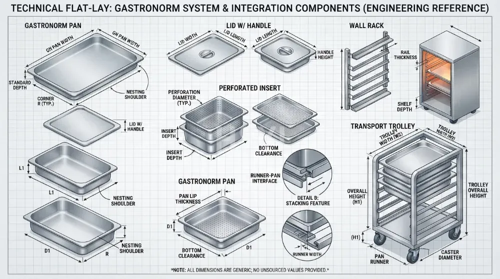 GN Pan Size Guide: Specify the Complete EN 631 Interface image 1