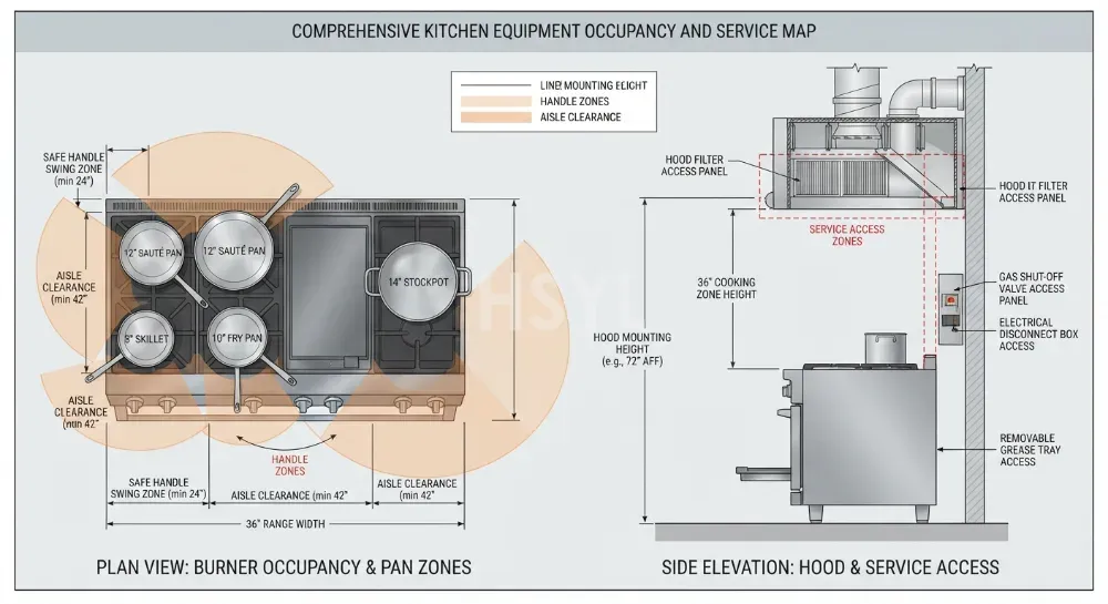Commercial Range Selection: Map Burners, Pans and Simultaneous Cooking image 1