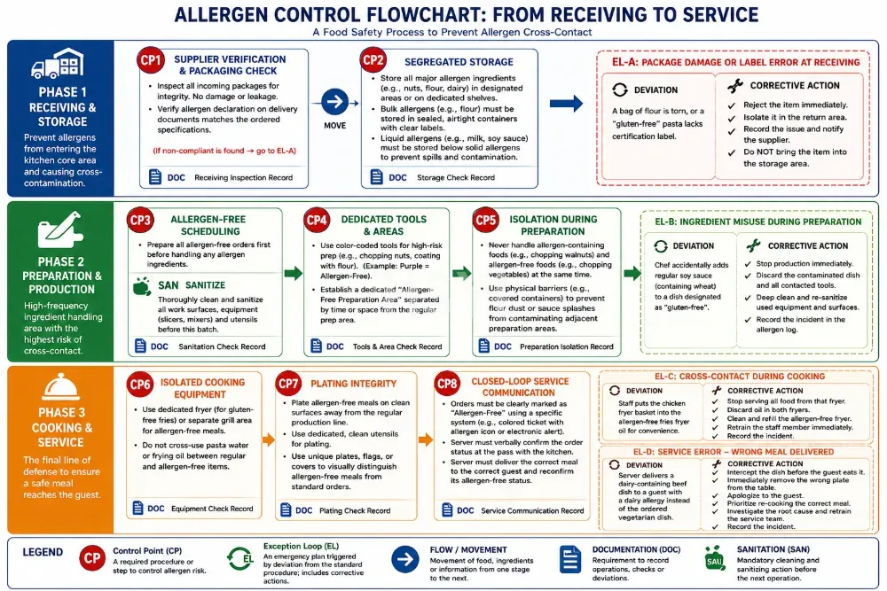 Allergen Control in Commercial Kitchens: Design Changeovers, Tools and Storage image 1
