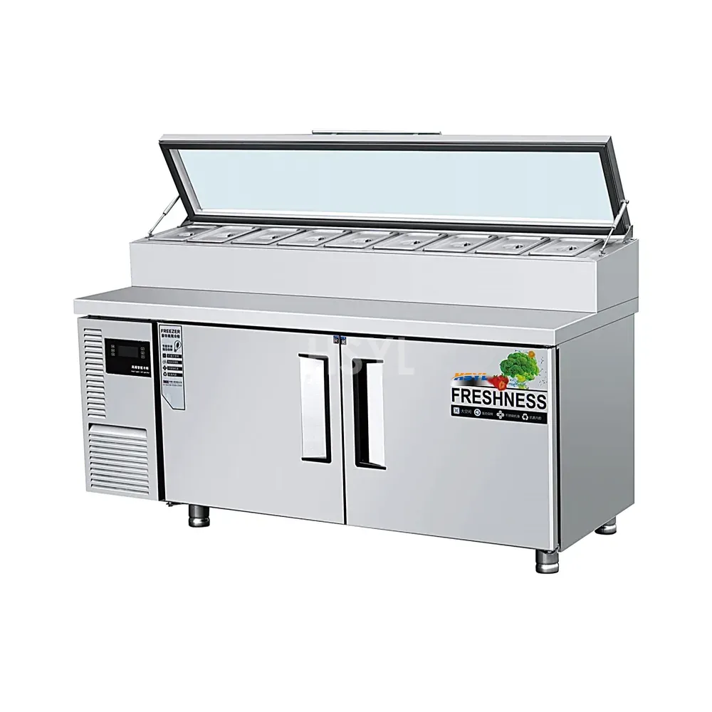 ECUR-EDTR Fan Cooling E Series Salad Table Fridge