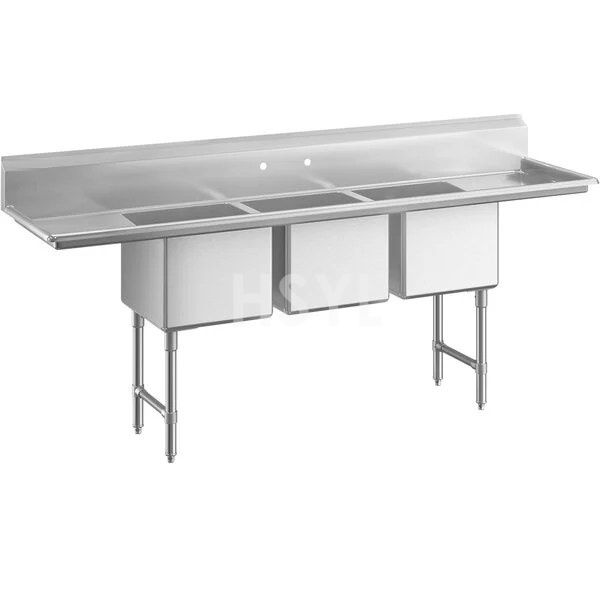 Commercial 3 Compartment Sink