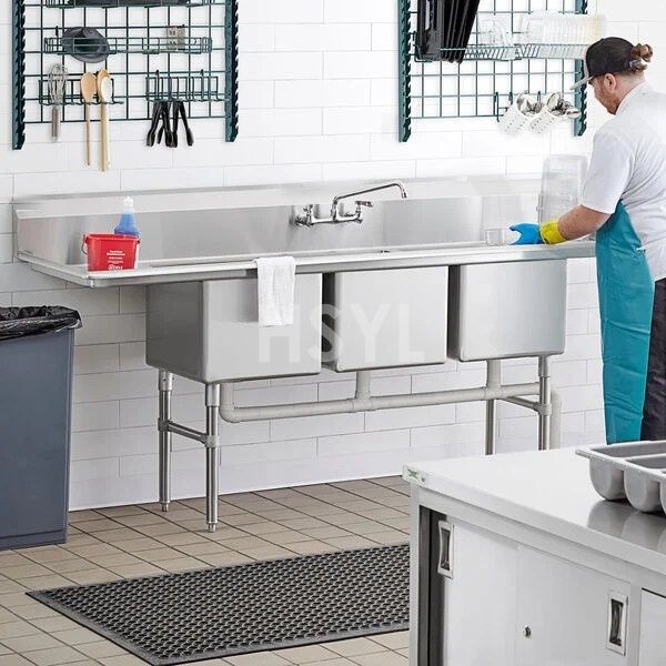 Commercial 3 Compartment Sink