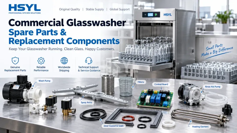Commercial Glasswasher Spare Parts & Replacement Components image 1