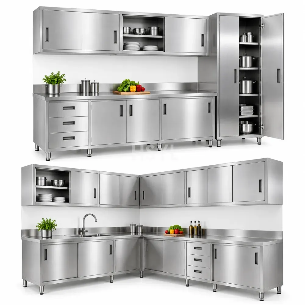 Stainless Steel Kitchen Cabinets