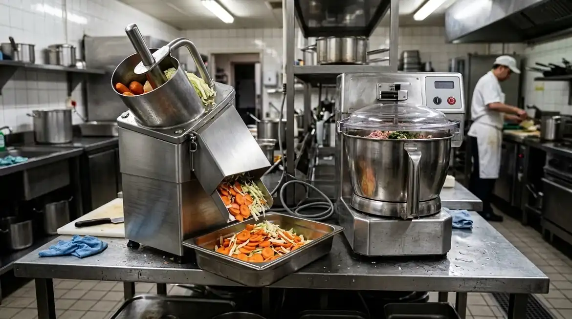Commercial Food Processor Buying Guide: Continuous-Feed Vegetable Cutters vs. Batch Bowl Cutters image 1