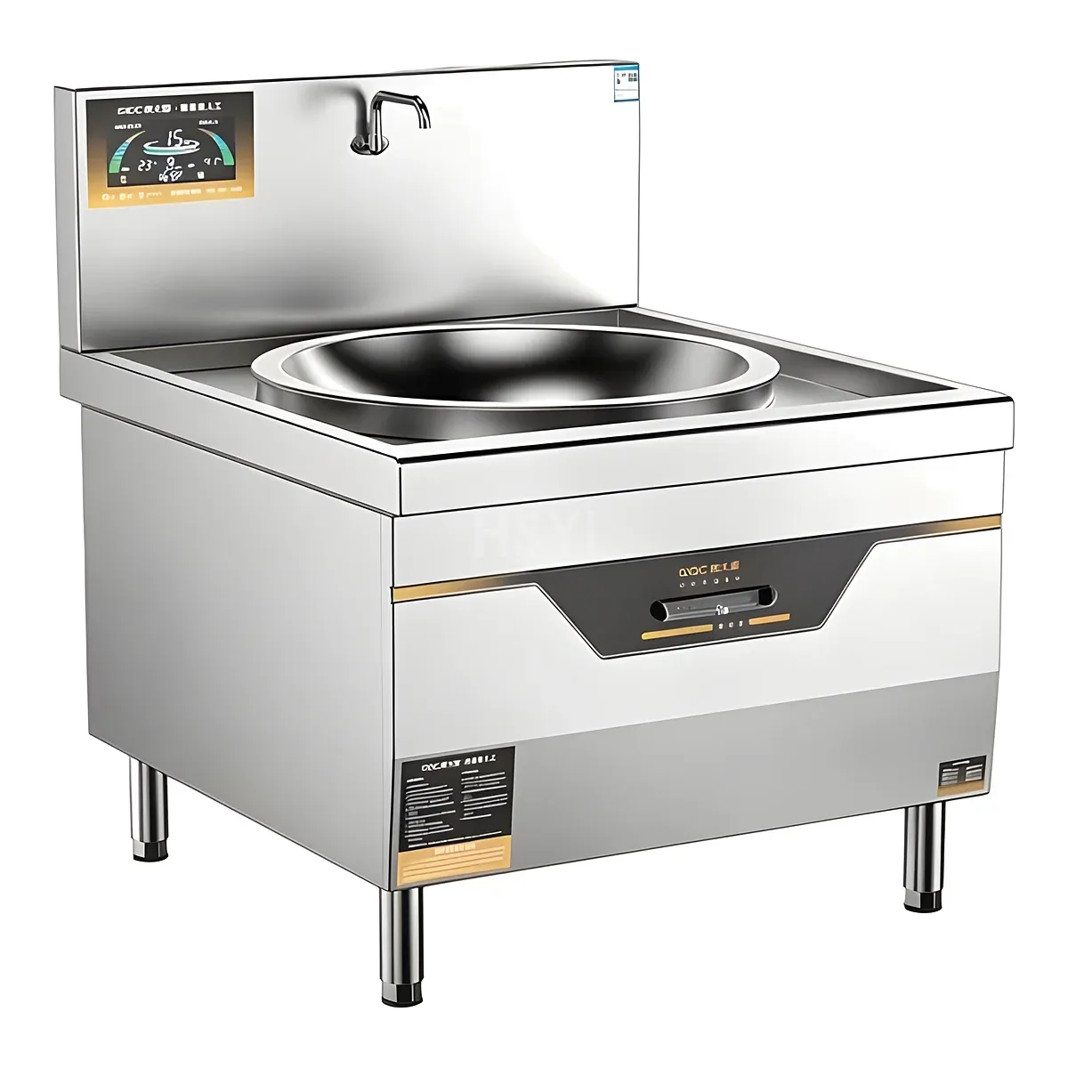 Heavy-Duty Commercial Induction Big Wok Stove