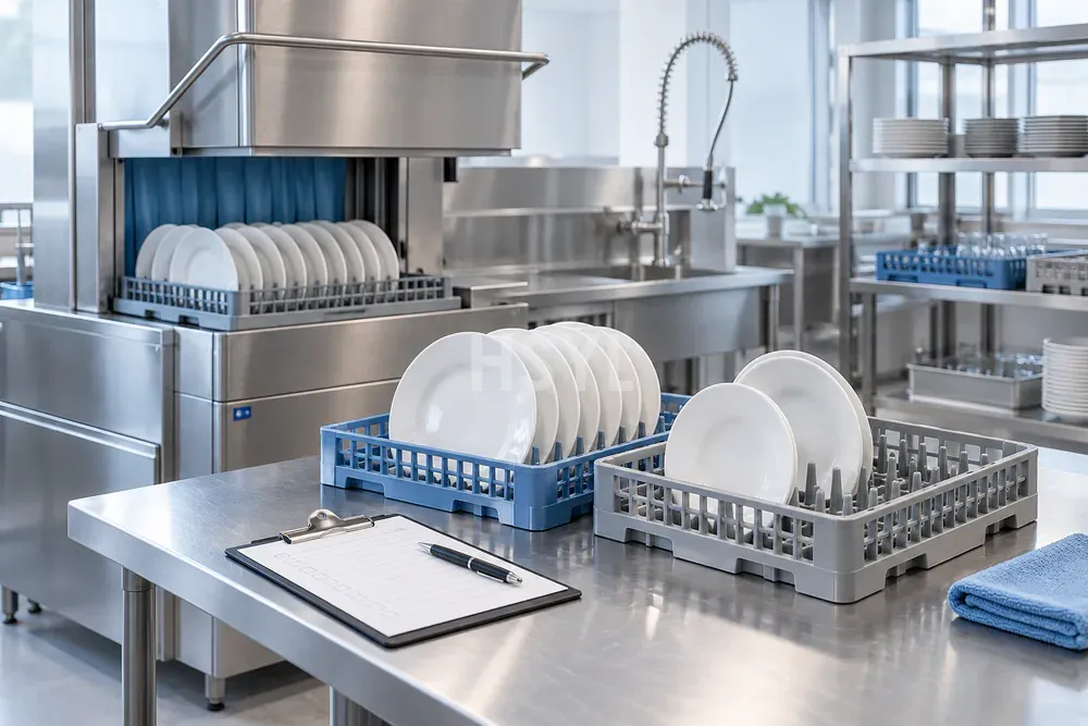 Commercial Dishwasher Rewash Rate: Measure Before Changing image 1