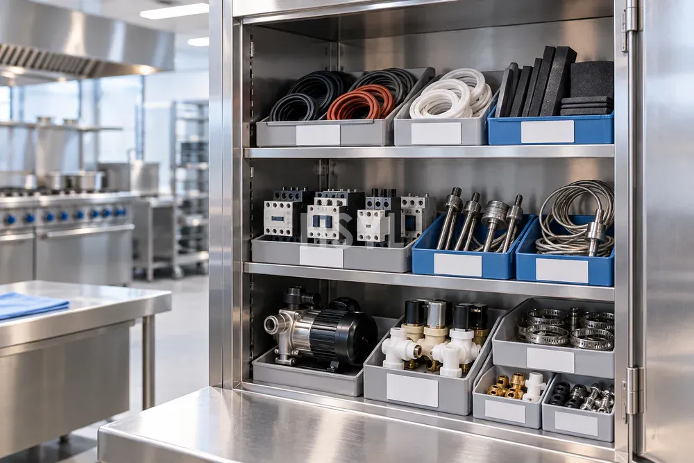 Commercial Kitchen Critical Spare Parts: Stock by Production Risk image 1