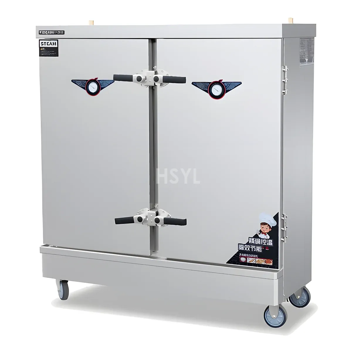 Anti-Fingerprint Commercial Steaming Cabinet