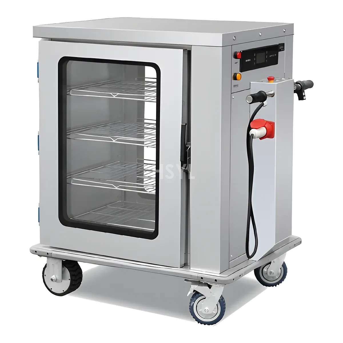 Battery-Powered Motorized Heated Meal Delivery & Banquet Cart