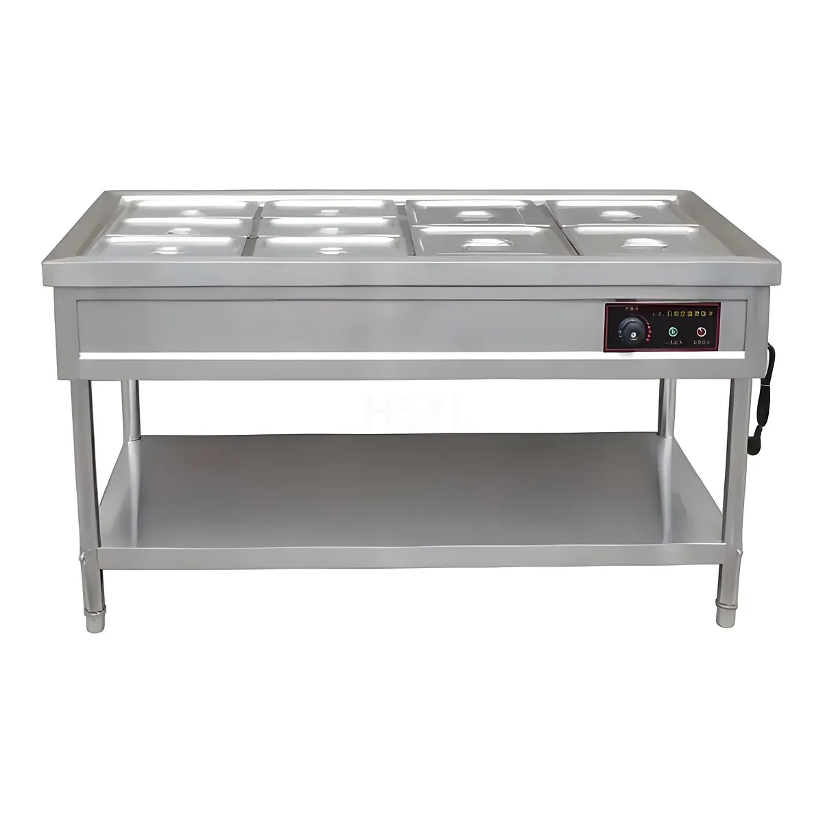 3 to 6-Well Electric Bain-Marie Food Warmer Counter