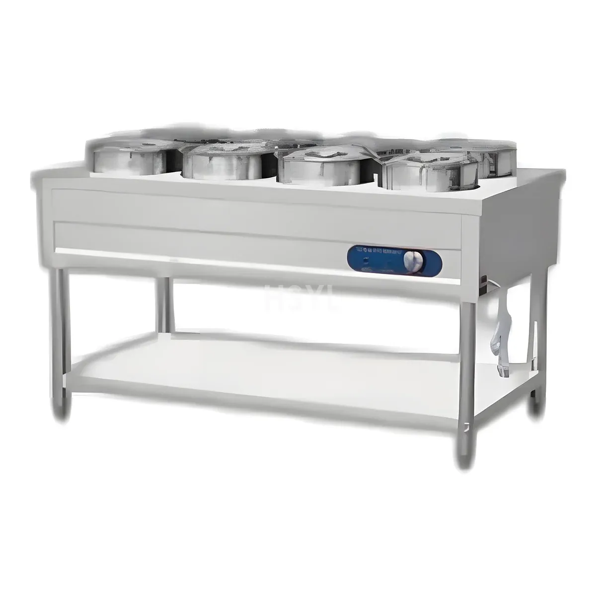 Commercial Heated Round-Barrel Porridge & Soup Serving Counter