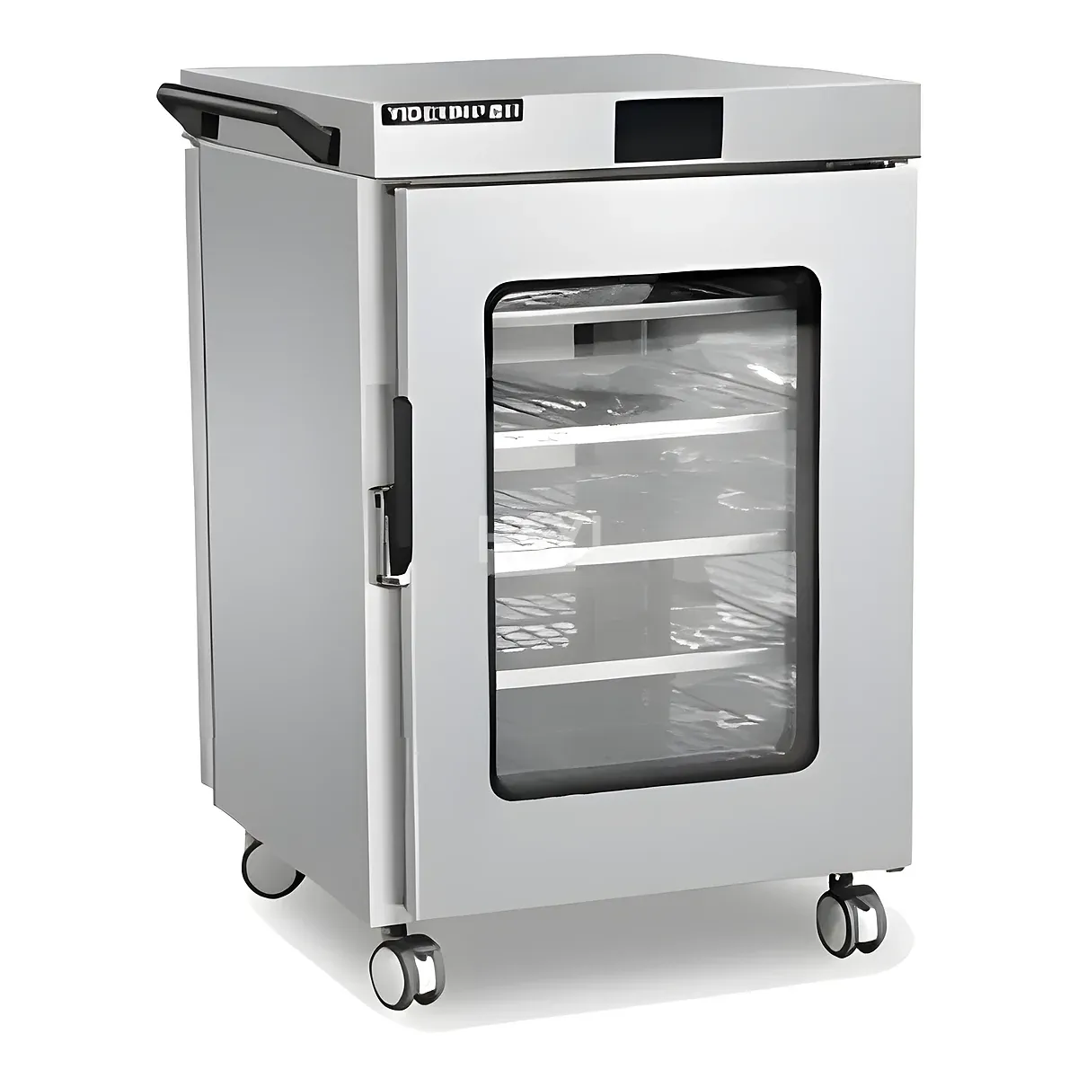 Compact Low-Height Mobile Banquet Holding Cart