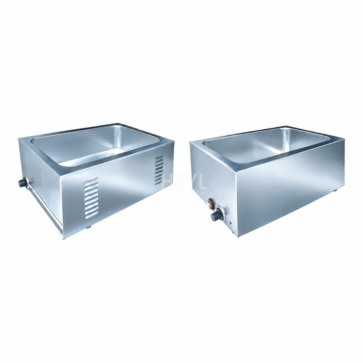 Countertop Multi-Pan Electric Bain-Marie Food Warmer with Drain Tap